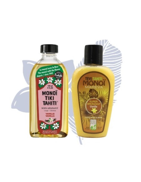 Pack Duo Bronceador Vainilla  + hidratante Vainilla Tiki - Tevi